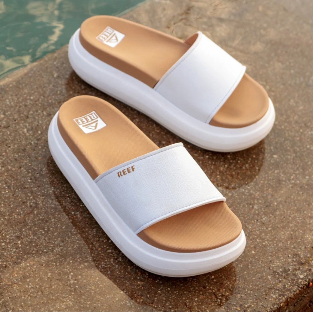 REEF NEW Cushion Bondi Bay Slides Sandals - Picture 6 of 16